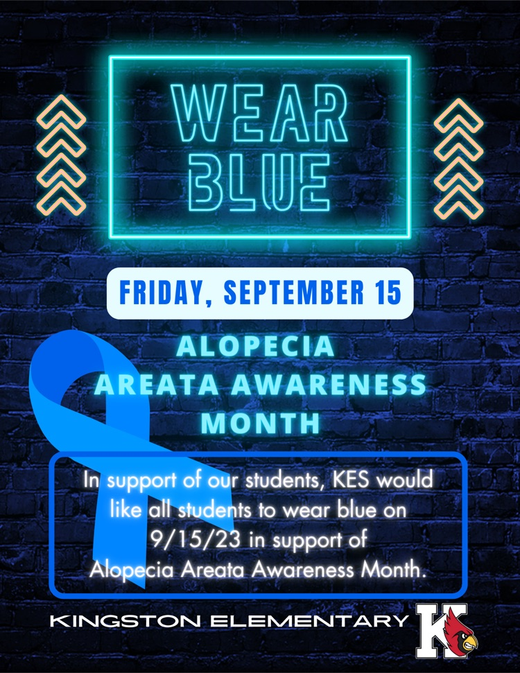 Wear blue this Friday! 